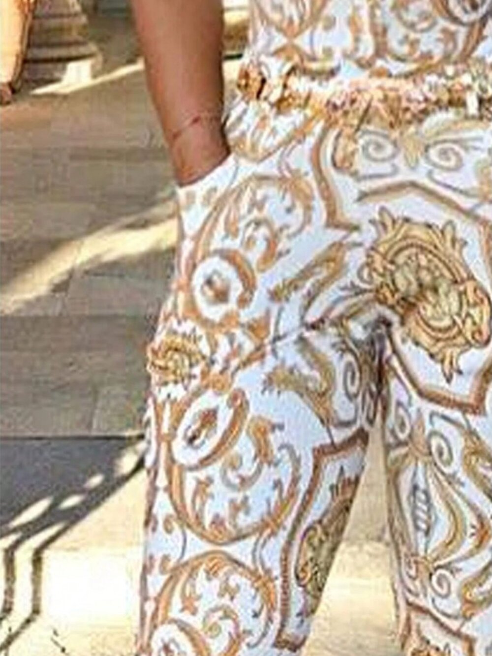 White Sleek Women's Jumpsuit - Picture 3 of 4